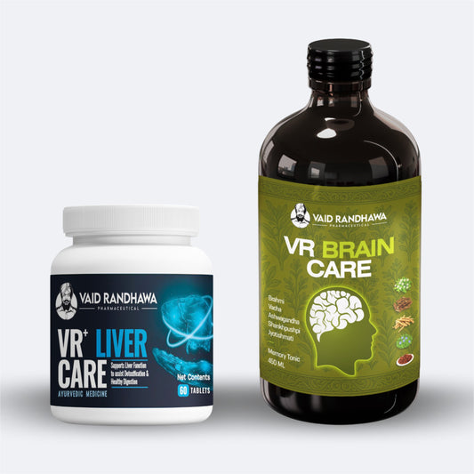 VR Brain Care Syrup & VR Liver Care Tablets