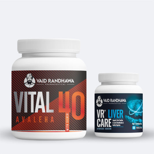 Vital 40 Silver + VR Liver Care Tablets