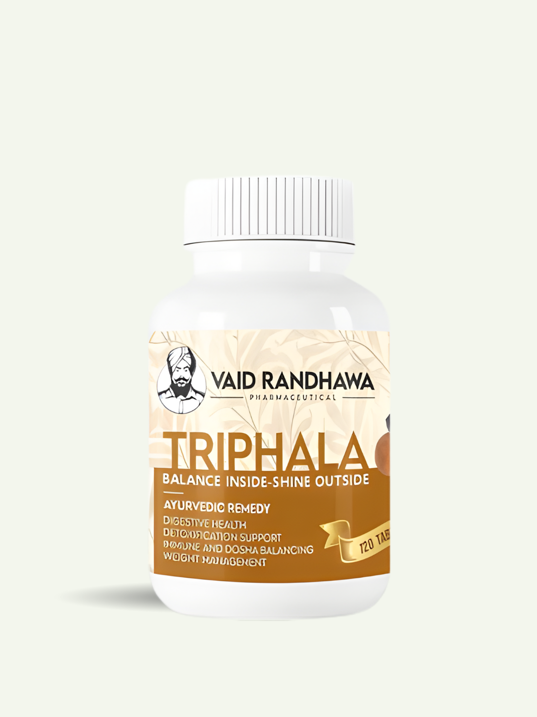 Triphala Tablets 120 by Vaid Randhawa